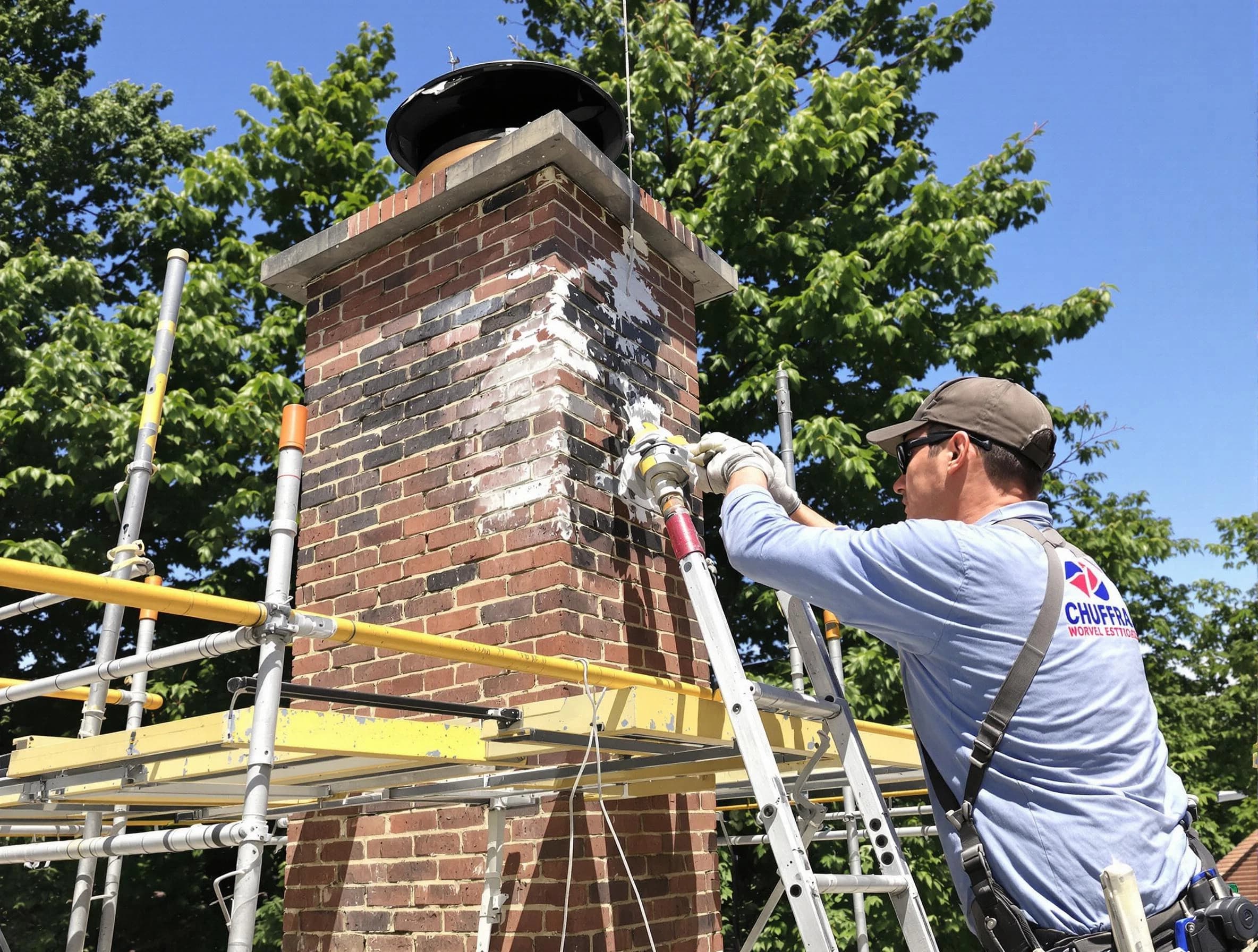 Structural chimney repair by Andover Chimney Sweep in Andover, MA