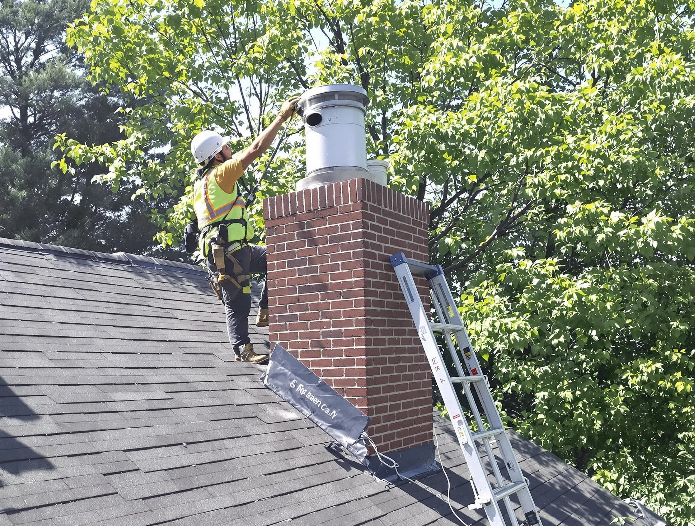 Chimney liner inspection by Andover Chimney Sweep in Andover, MA