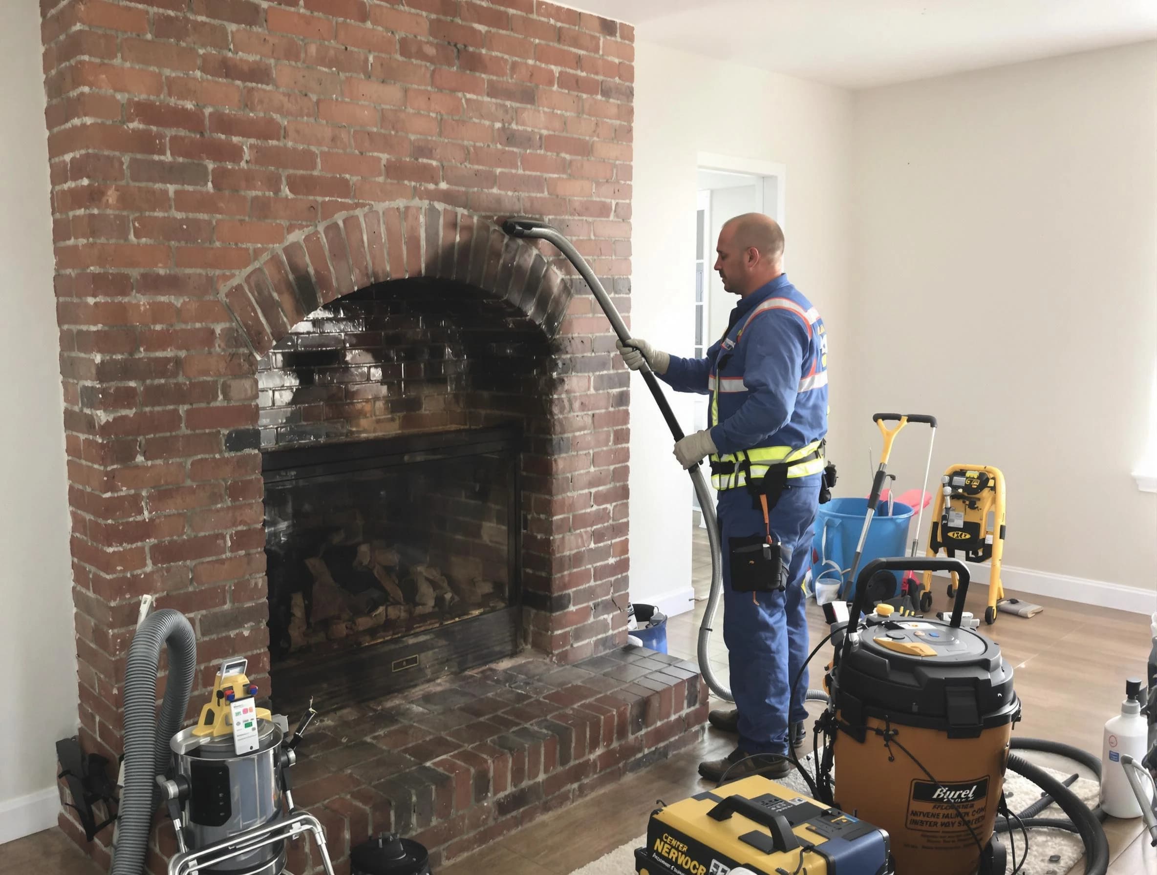 Andover Chimney Sweep expert performing detailed chimney sweep in Andover, MA