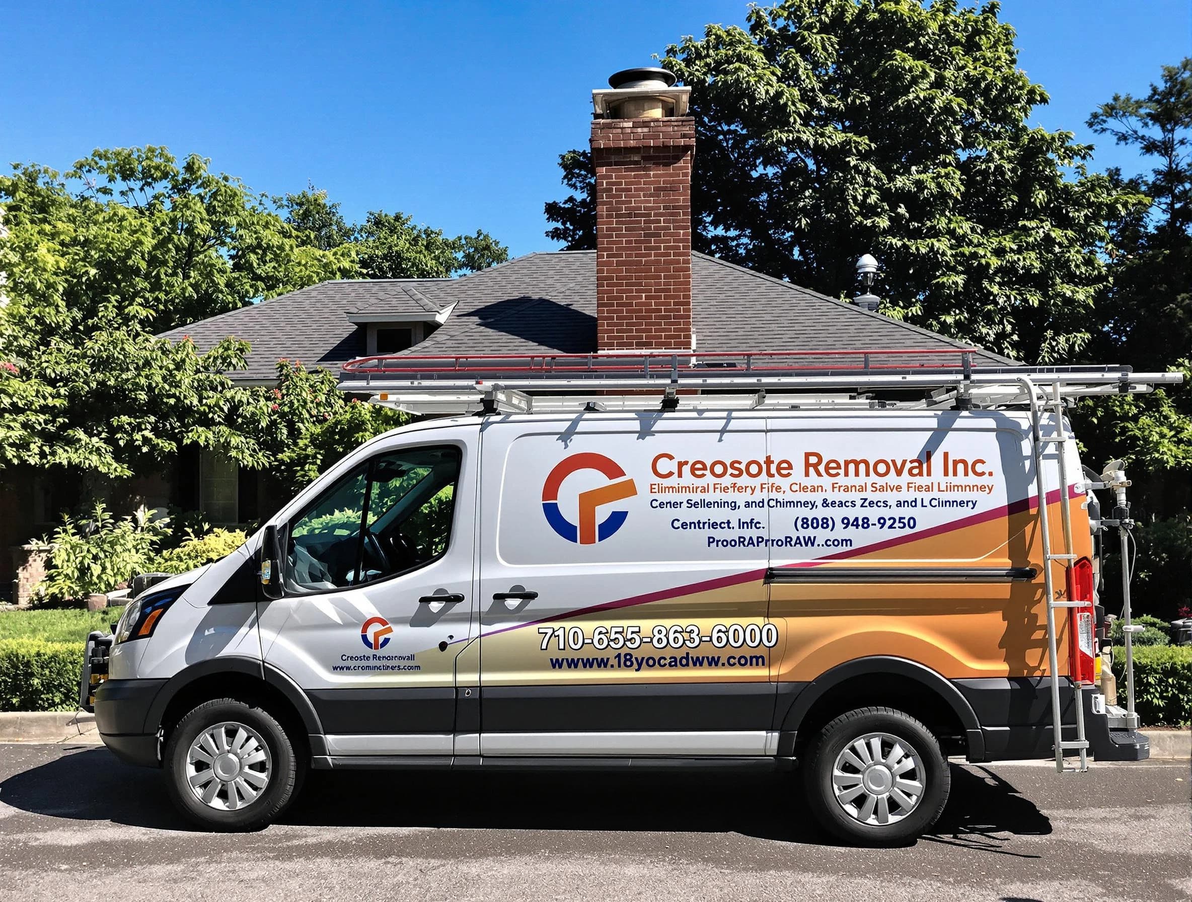 Andover Chimney Sweep technician removing creosote safely in Andover, MA