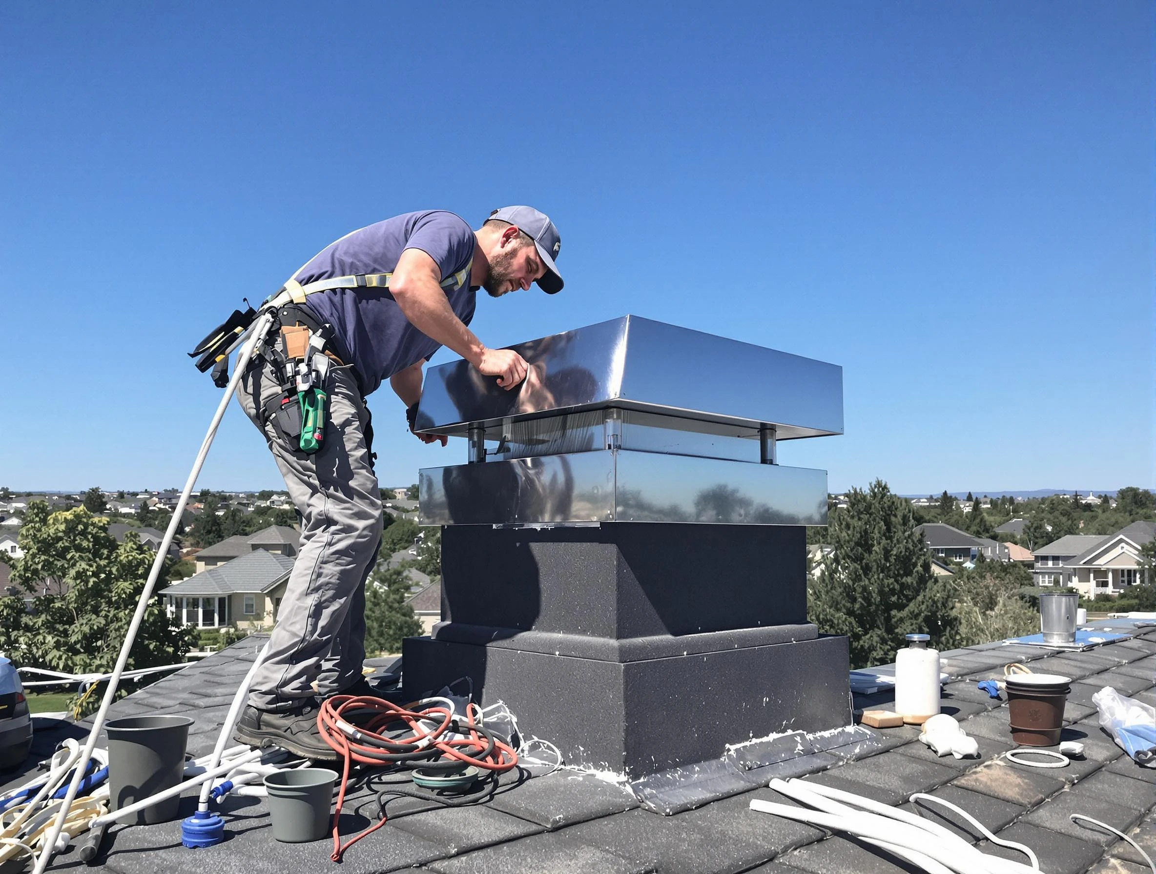 Chimney Cap Services in Andover