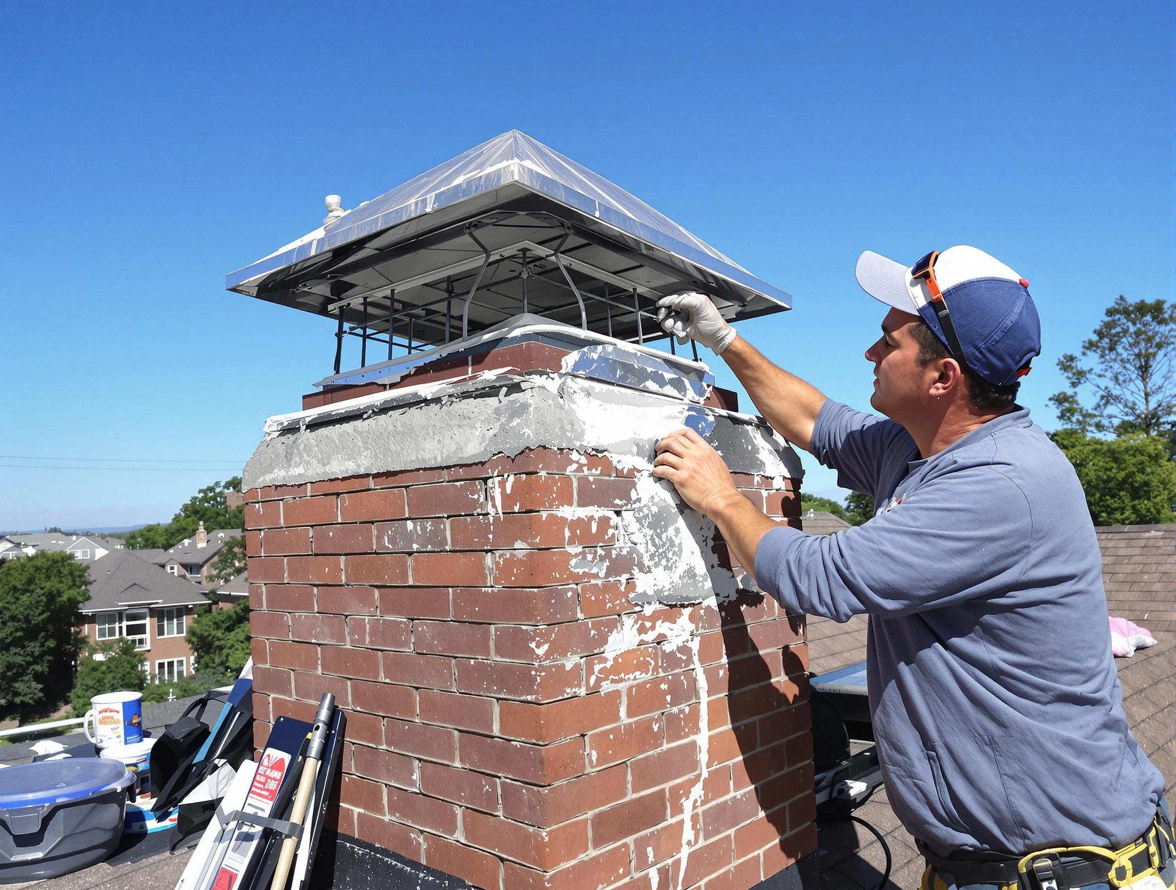 Chimney Crown Services in Andover