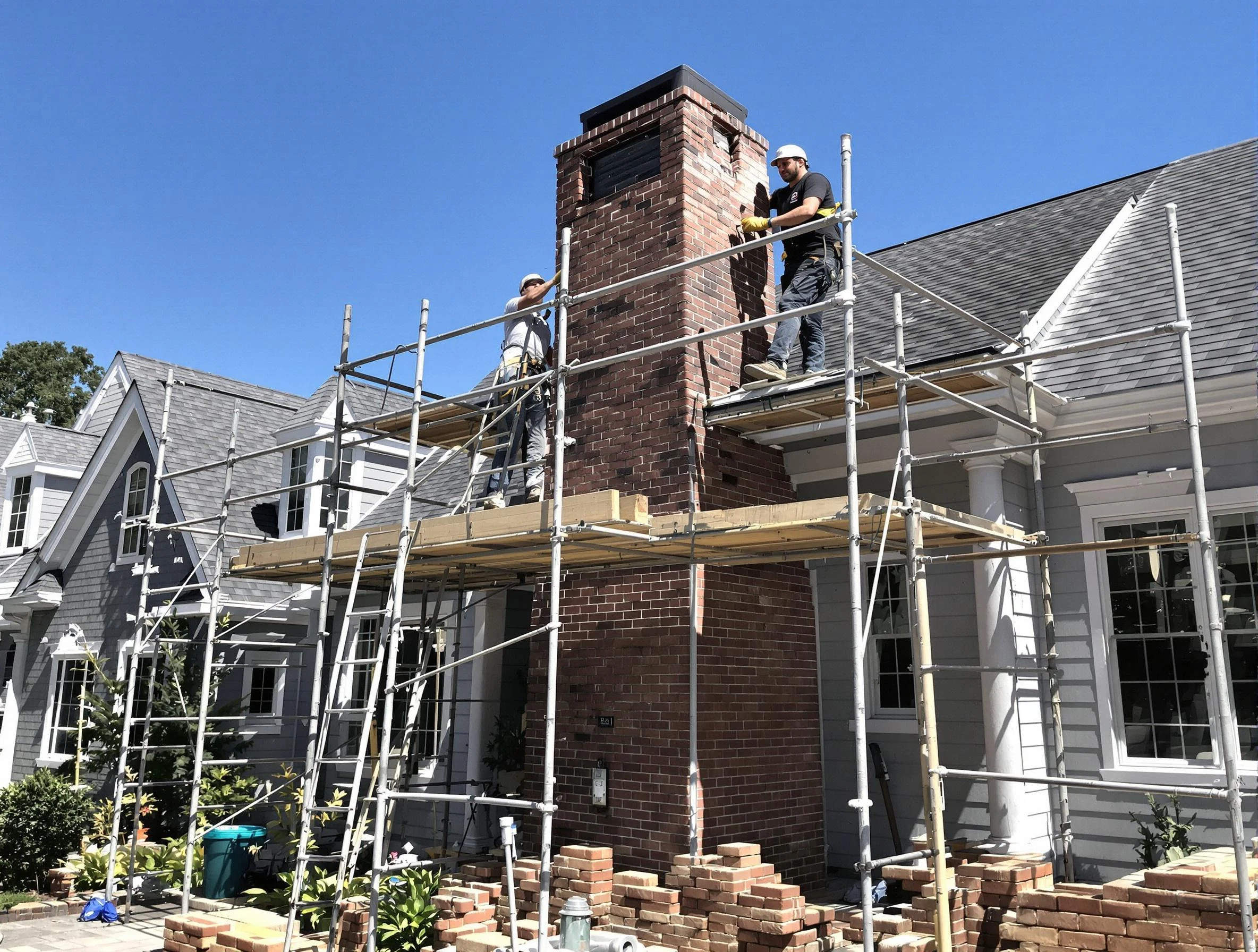 Chimney Rebuilding in Andover