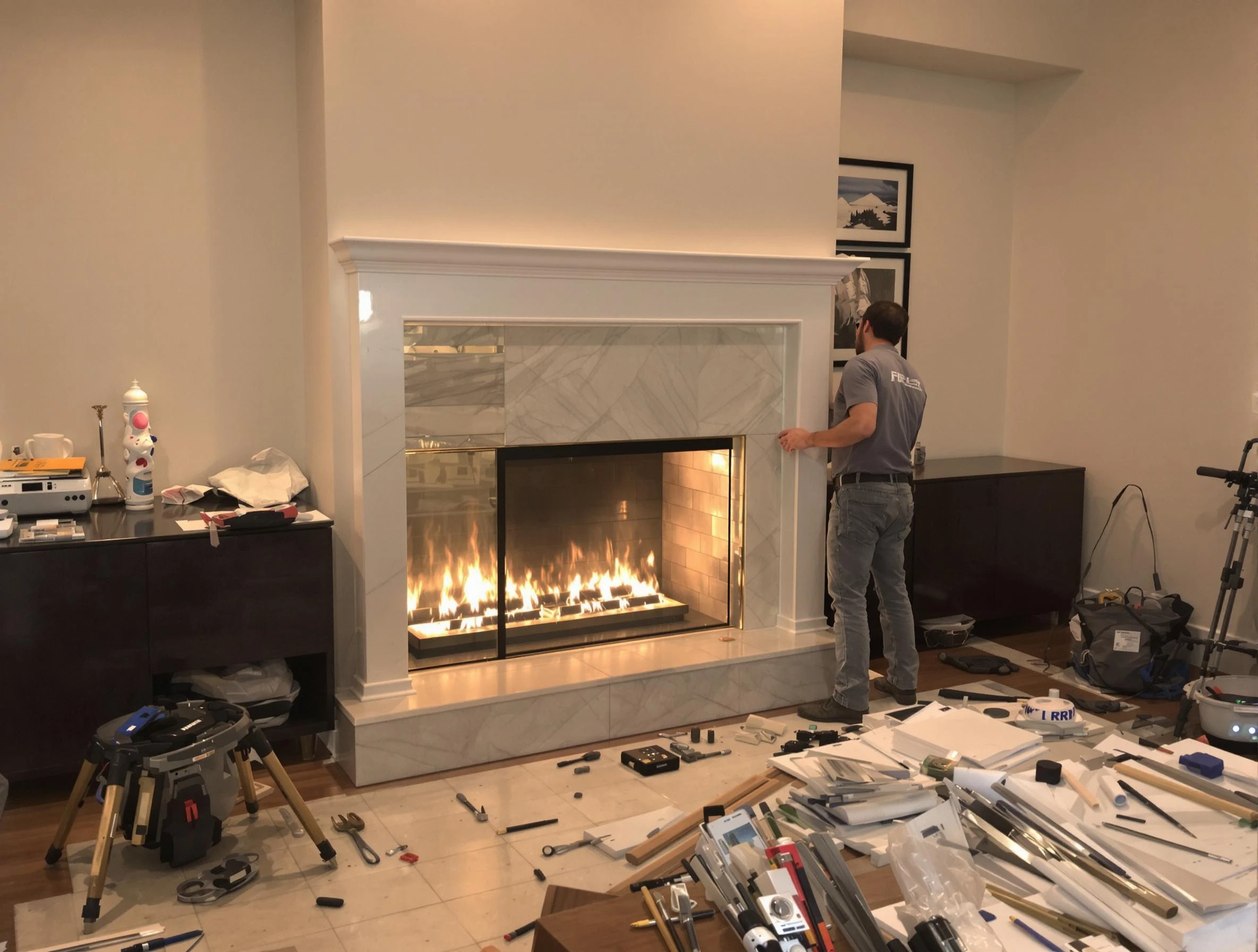 Fireplace Installation in Andover