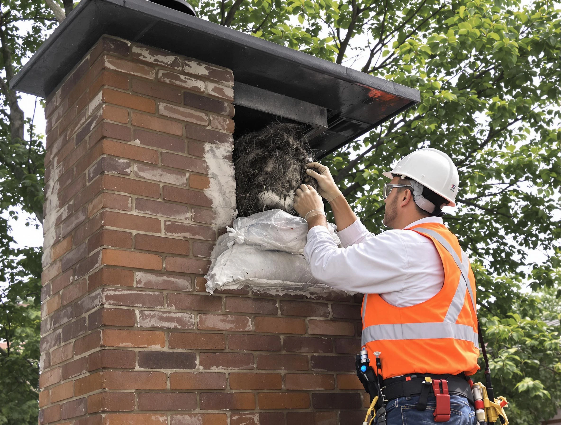 Humane removal of debris and animals by Andover Chimney Sweep in Andover, MA