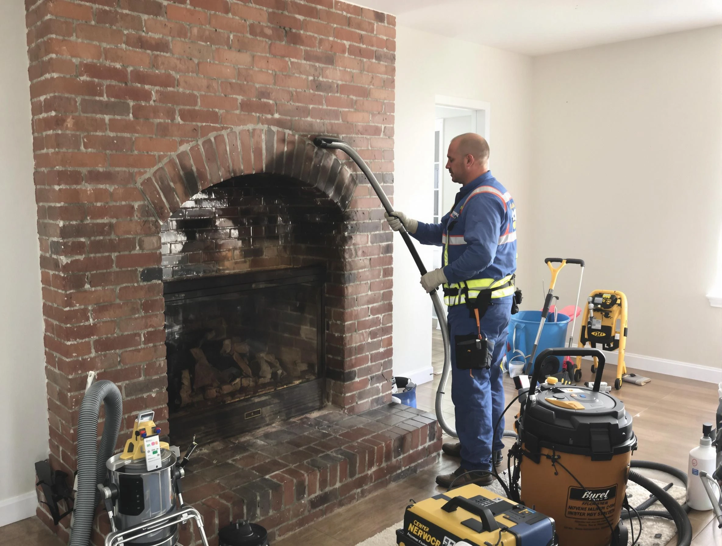 Andover Chimney Sweep expert performing detailed chimney sweep in Andover, MA
